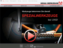 Tablet Screenshot of gesau-werkzeuge.de